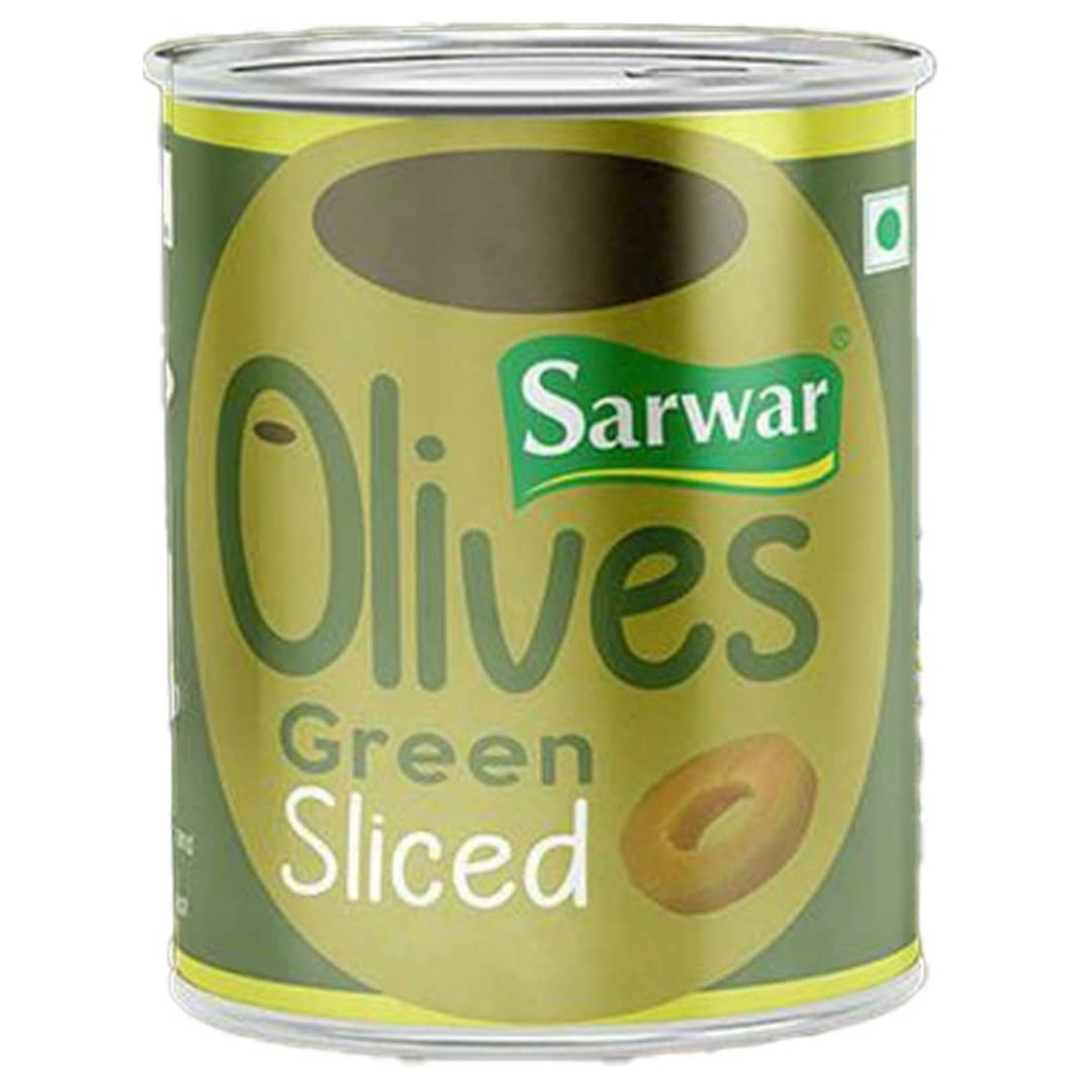 Green Olive Sliced (Imported)  3.1 kg Sarwar