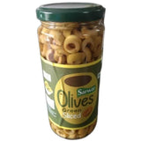 Green Olive Sliced (Imported)  450 gm Sarwar