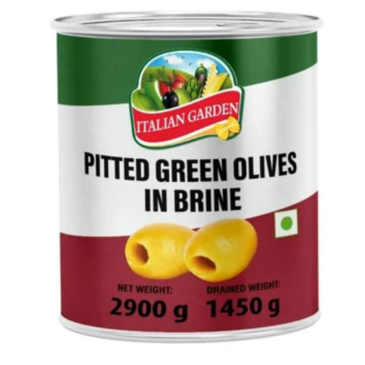 Green Pitted Olives 3kg Italian Garden