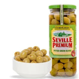 Green Pitted Olives 450 gm  Eurogold