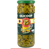 Green Sliced Olive 450g OLICOOP