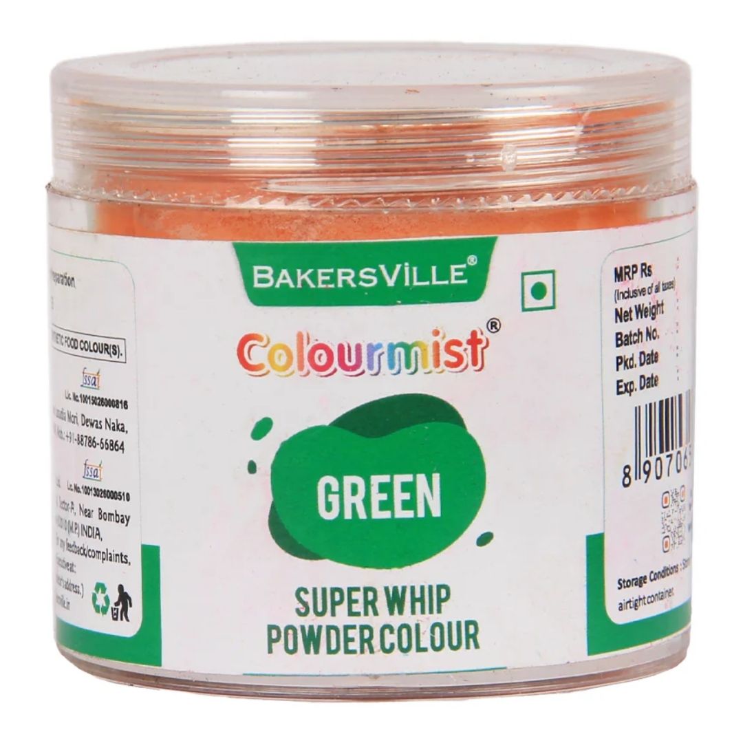 Green Super Whip Powder Colour 30g Colourmist