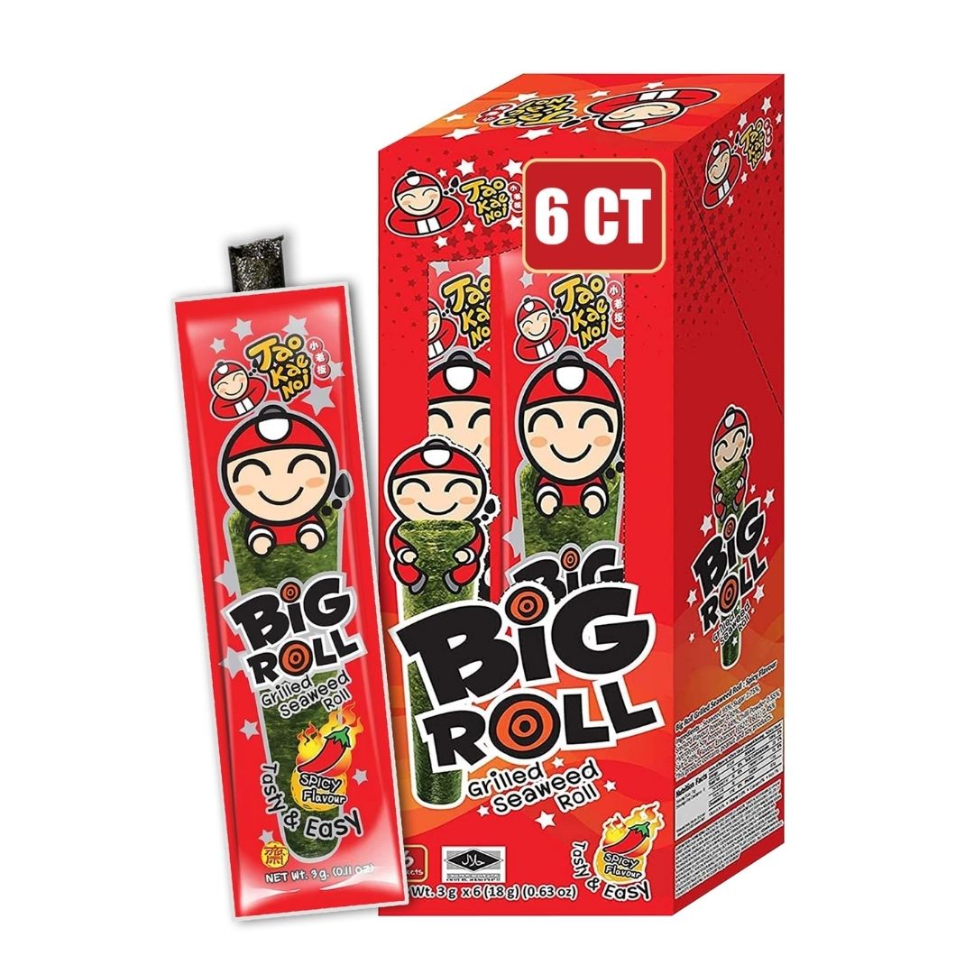 Grilled Seaweed Big Roll Spicy 3g Tao Kae Noi