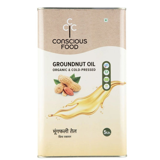 Groundnut Oil 5ltr Conscious Food