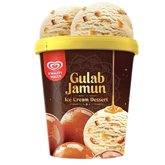 Gulab Jamun Ice Cream Dessert, 500ml Kwality Wall's