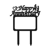 Happy Anniversary Frame Cake Topper