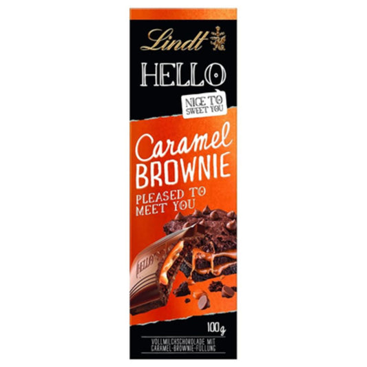 Hellow Caramel Brownie Bar 100G Lindt