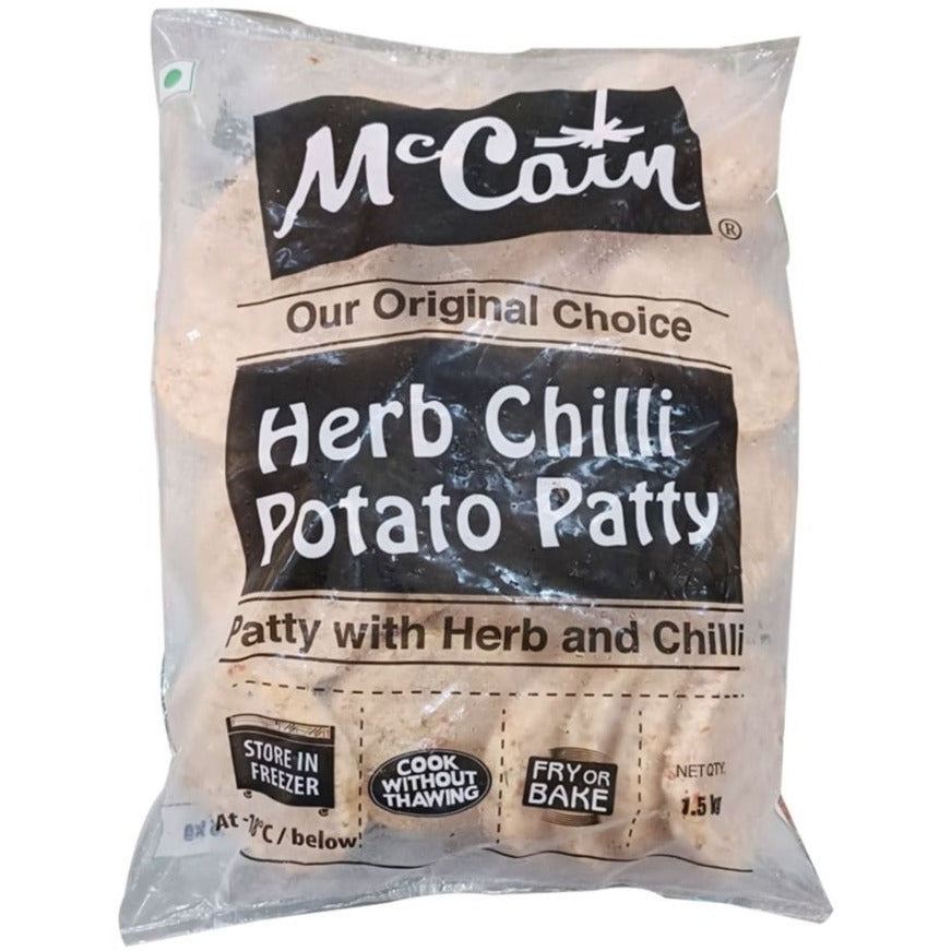 Herb Chilli Patty  (55 gm) 1.5 kg  Mccain