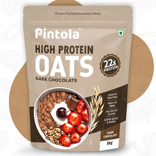 High Protein Dark Chocolate Oats 1kg Pintola