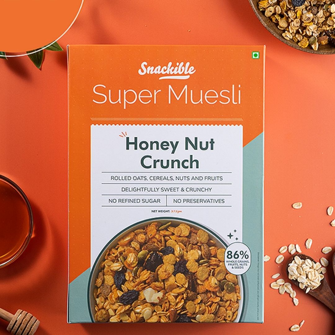 Honey  Nut Crunch 375g Snackible