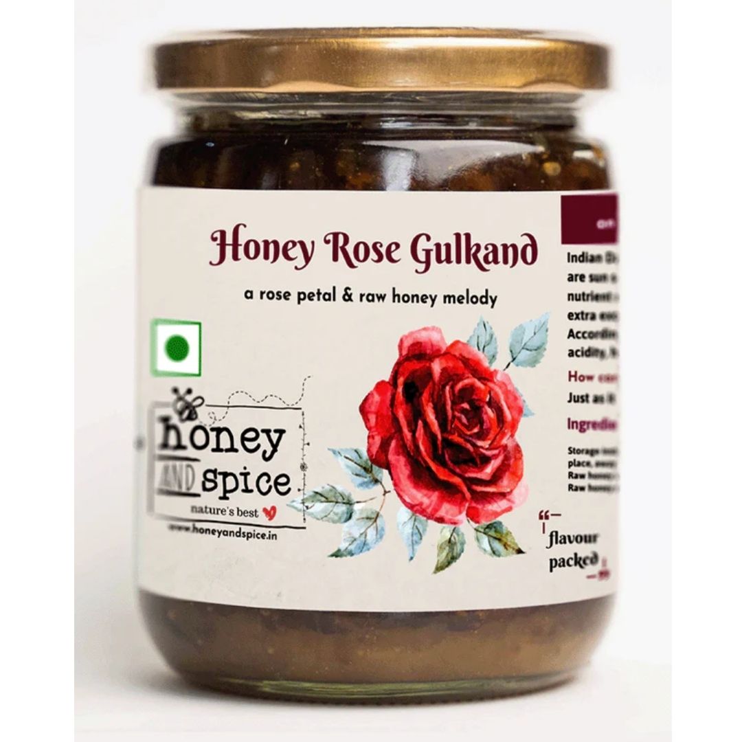 Honey Rose Gulkand 600g Honey & Spice