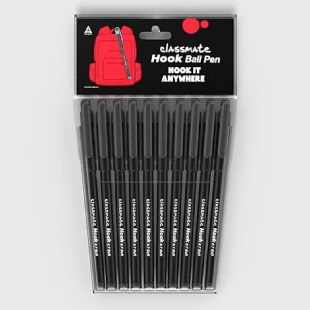 Hook Ball Pens- Pack of 10 Classmate