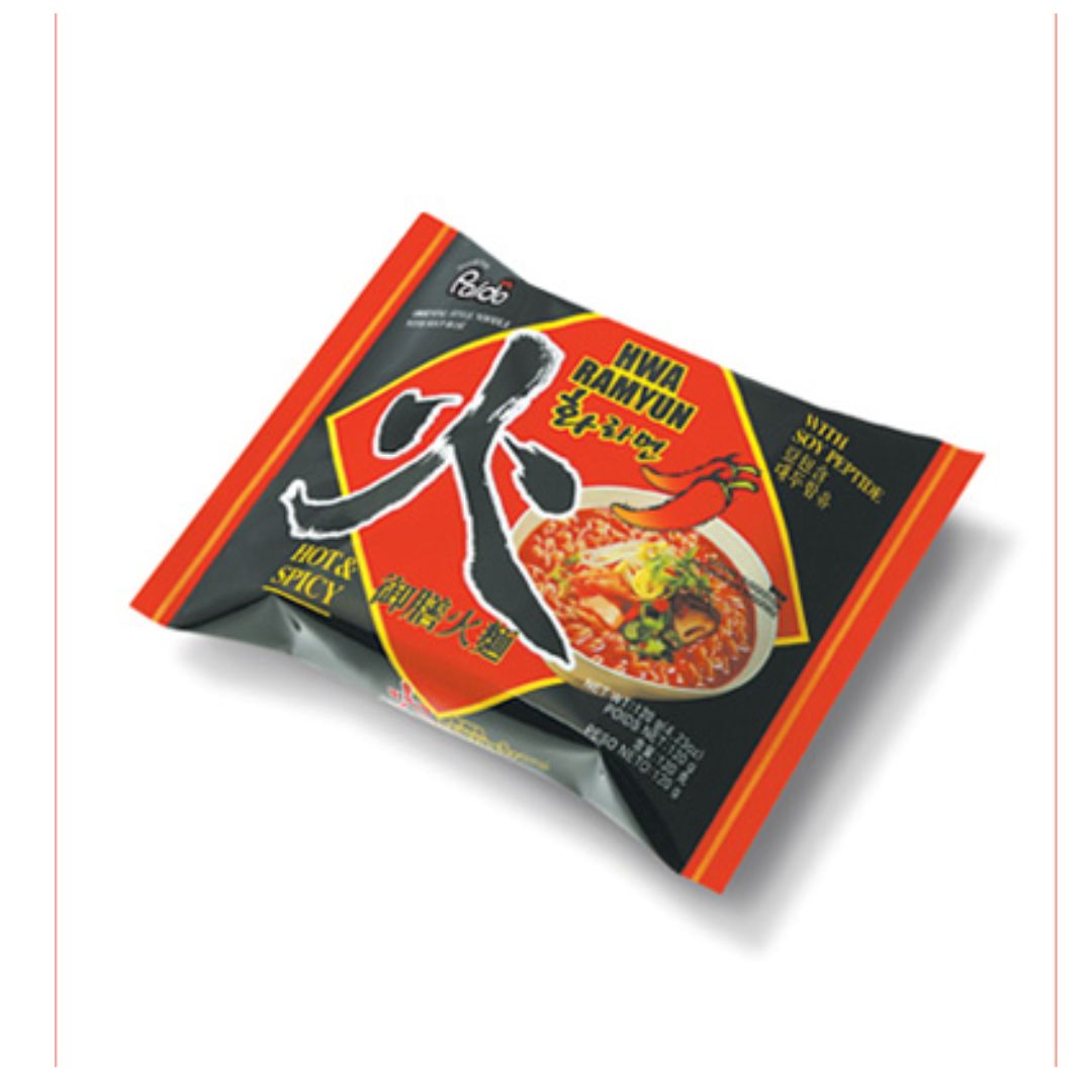 Hot & Spice Instant Noodles 120g Paldo