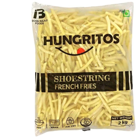 french fries shoestring- 2 kg Hungritos