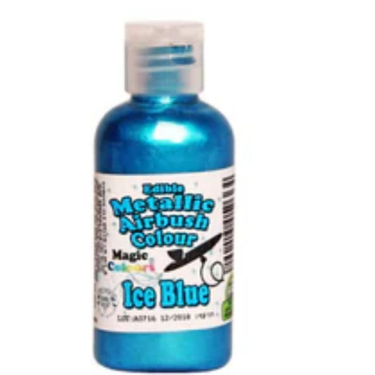 Ice Blue Edible Metalic Airbrush Magic Colours