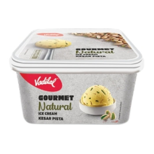 Ice Cream Kesar Pista Tub 1ltr Vadilal