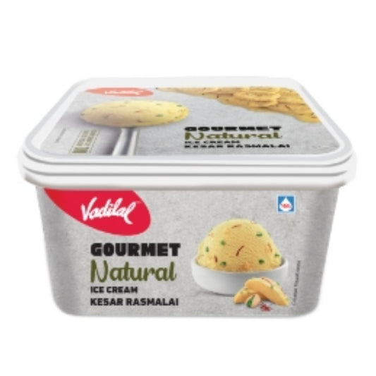 Ice Cream Kesar Rasmalai Tub 1ltr Vadilal