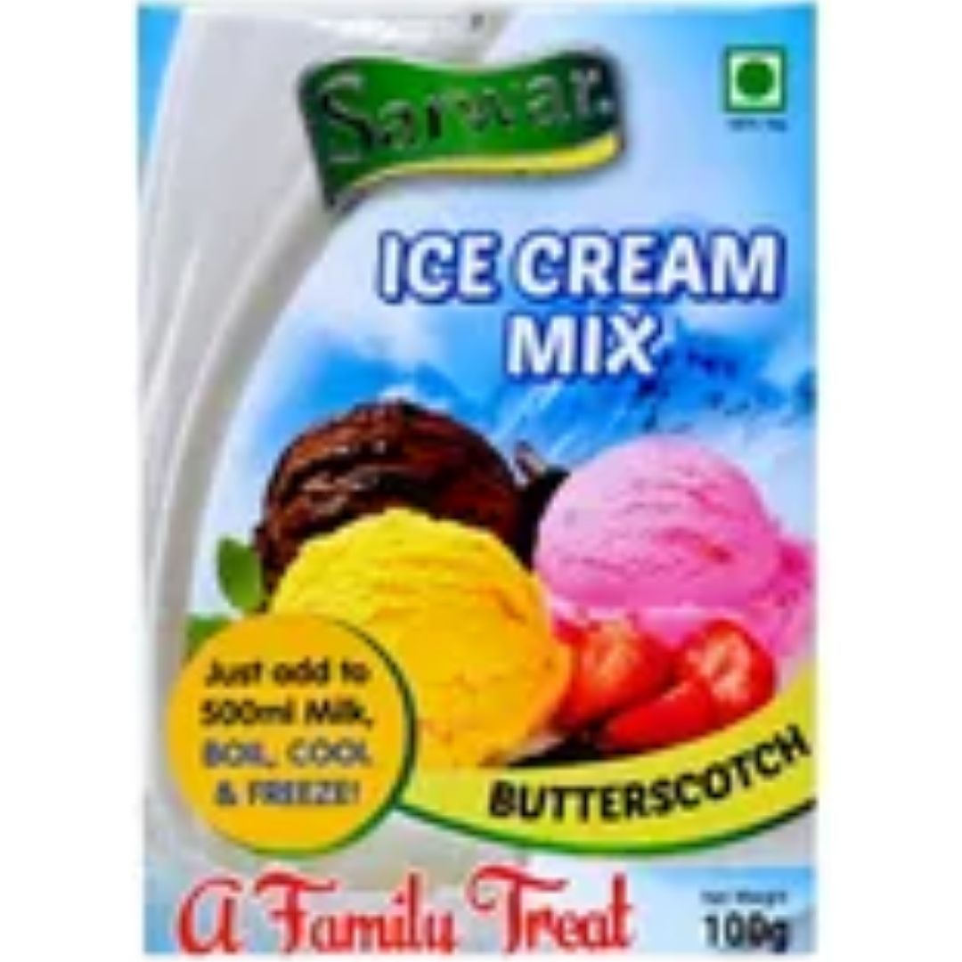 Ice Cream Mix (Butter Scotch)  100 gm Sarwar