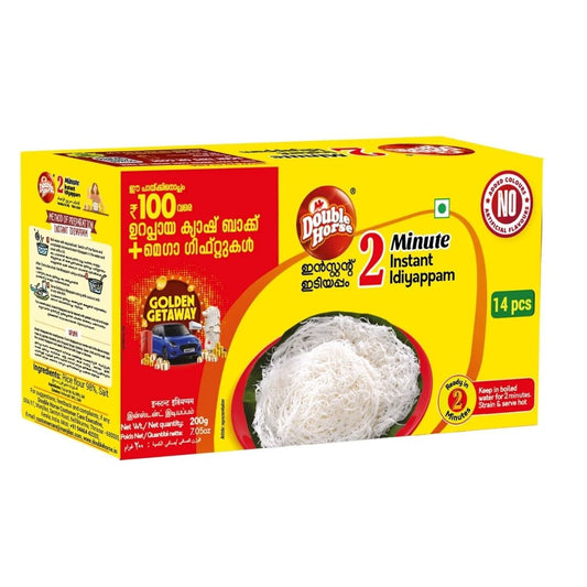 Instant Idiyappam – 200 g_ Rice Noodles Double Horse