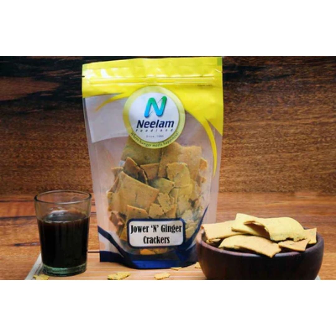 JOWAR & GINGER CRACKERS 125G NEELAM