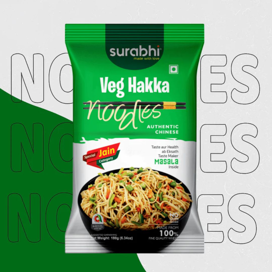 Jain Hakka Noodles 180g Surabhi