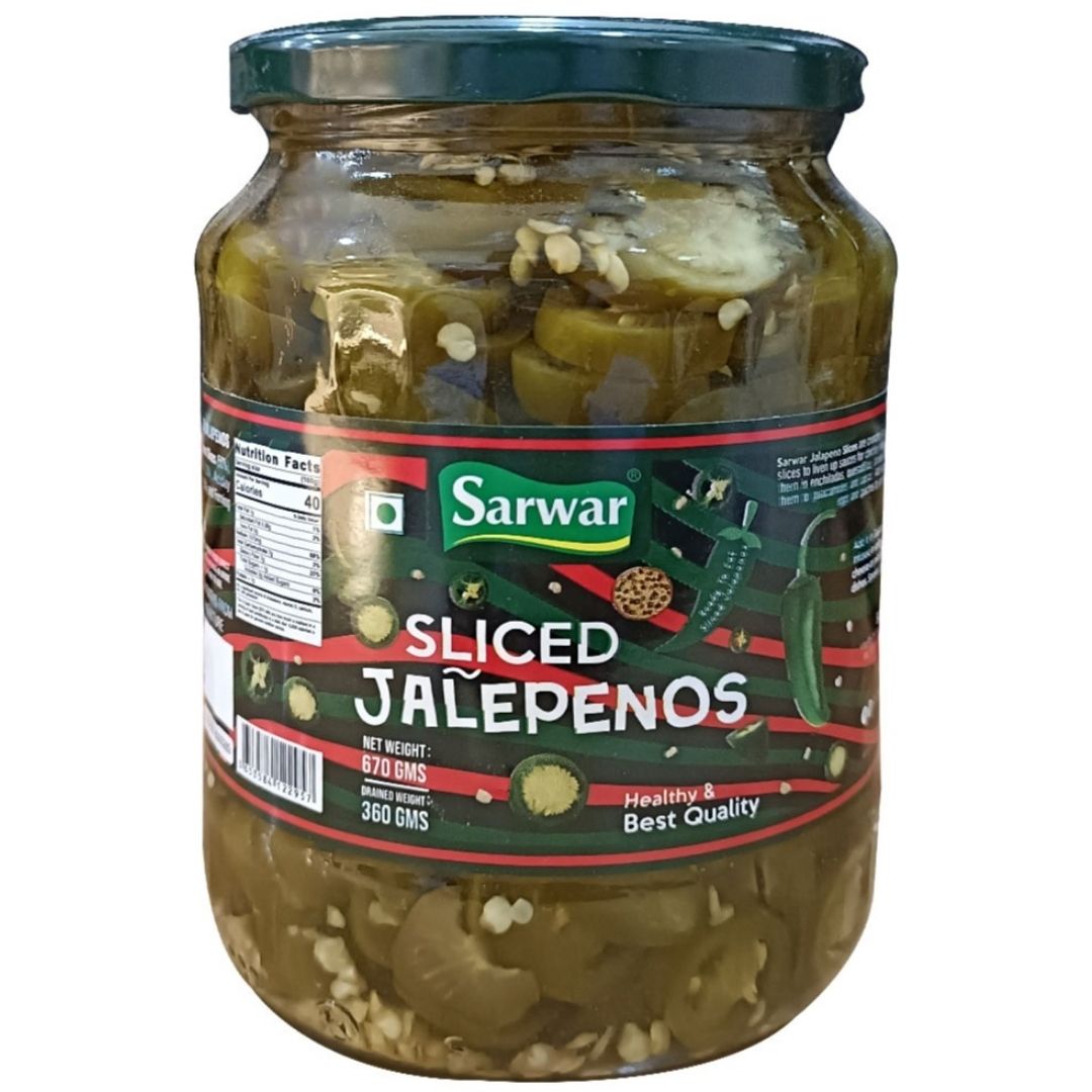 Jalapeno Slice 670 gm Sarwar – JITCO