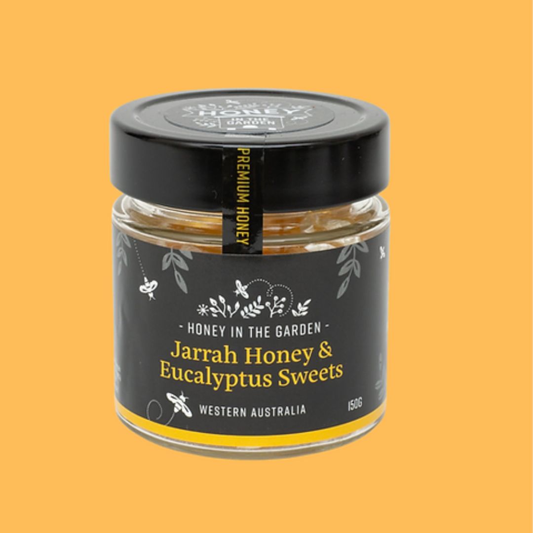 Jarrah Honey & Eucalyptus Sweets 150gm Honey In The Garden