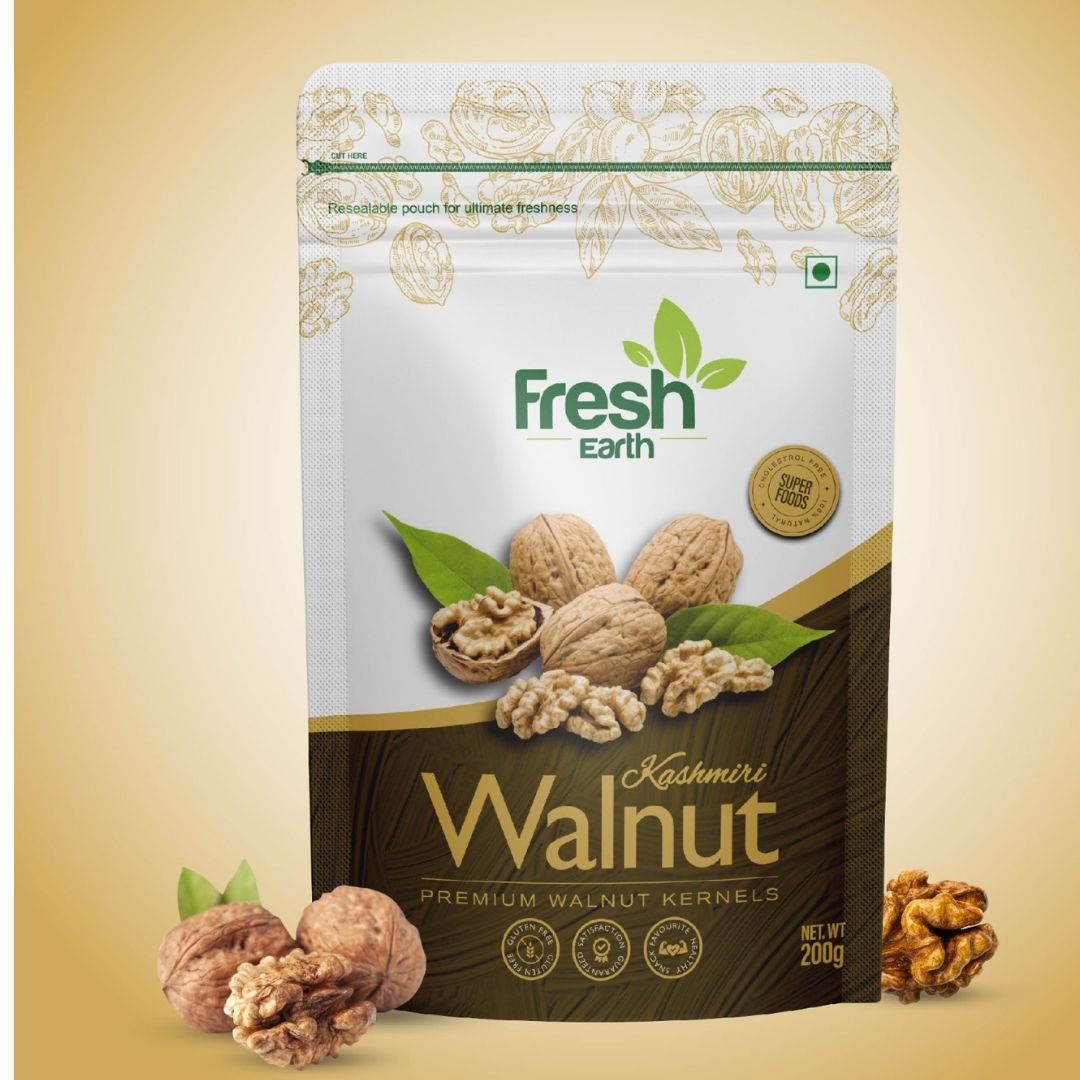 KASHMIRI WALNUT KERNELS 200G FRESH EARTH