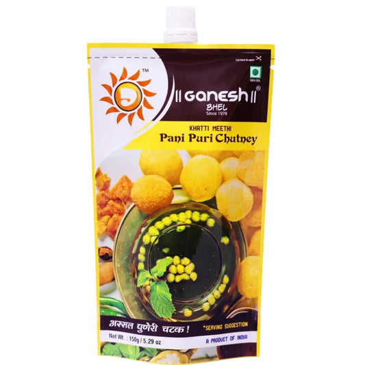 Pani Puri Chutney 150gm Ganesh Bhel