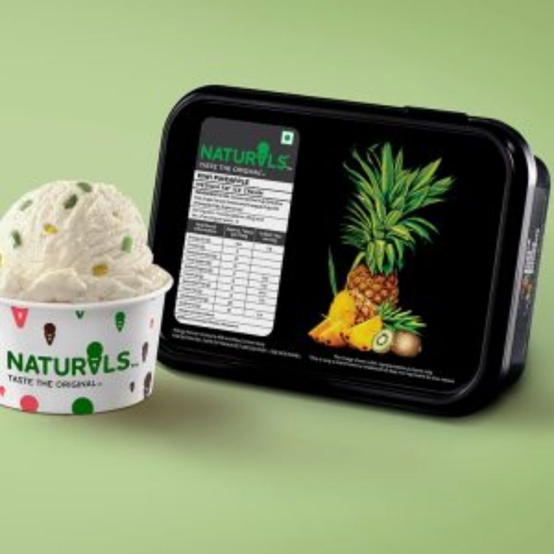 Kiwi Pineapple Ice cream  Naturals