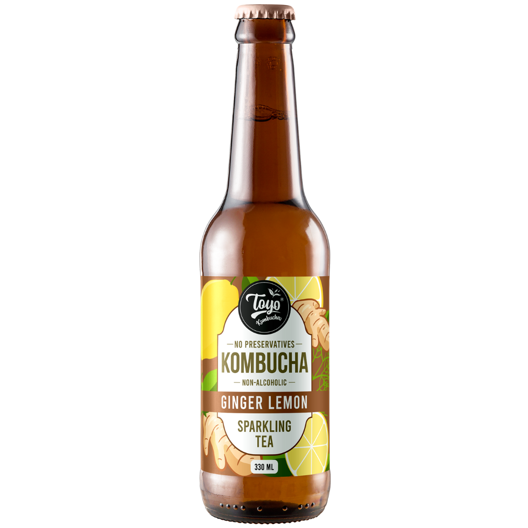 Kombucha Ginger Lemon 330Ml