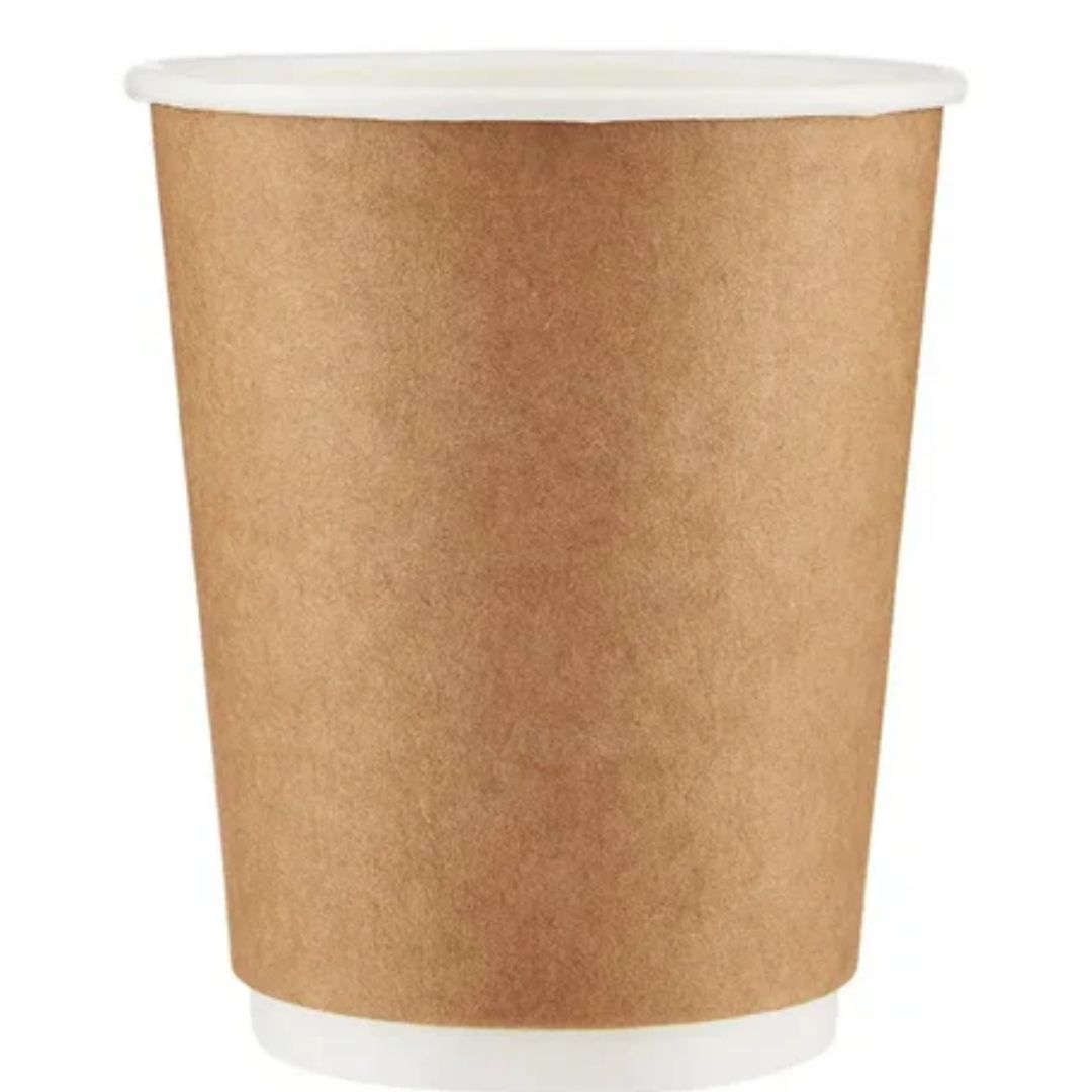 Kraft Double Wall Paper Cup 237ml