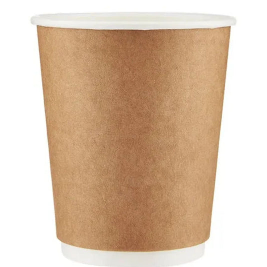 Kraft Double Wall Paper Cup 237ml