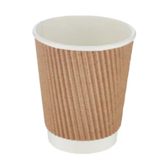 Kraft Ripple Paper Cup 237ml