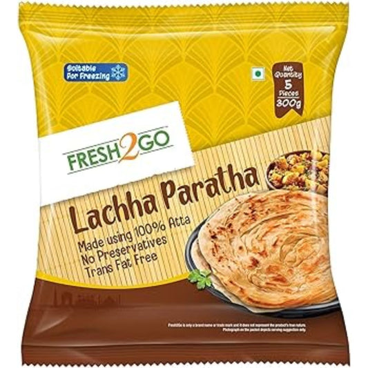Laccha Paratha (Frozen) 80 gm  Fresh2Go