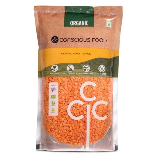 Lal Masoor Dal 500g Conscious Food