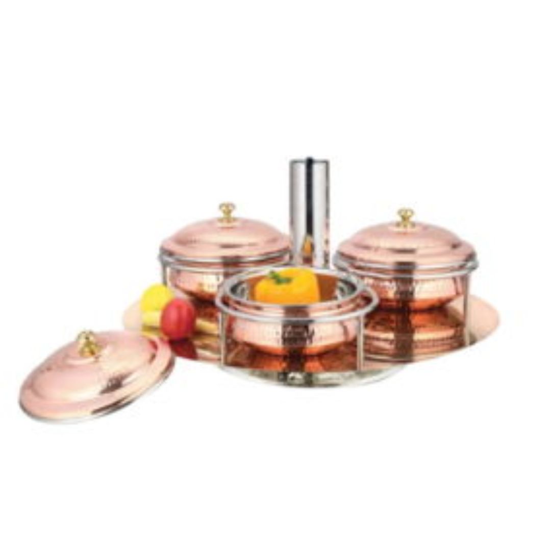 Lazy Susan – Revolving Buffet Set La Coppera