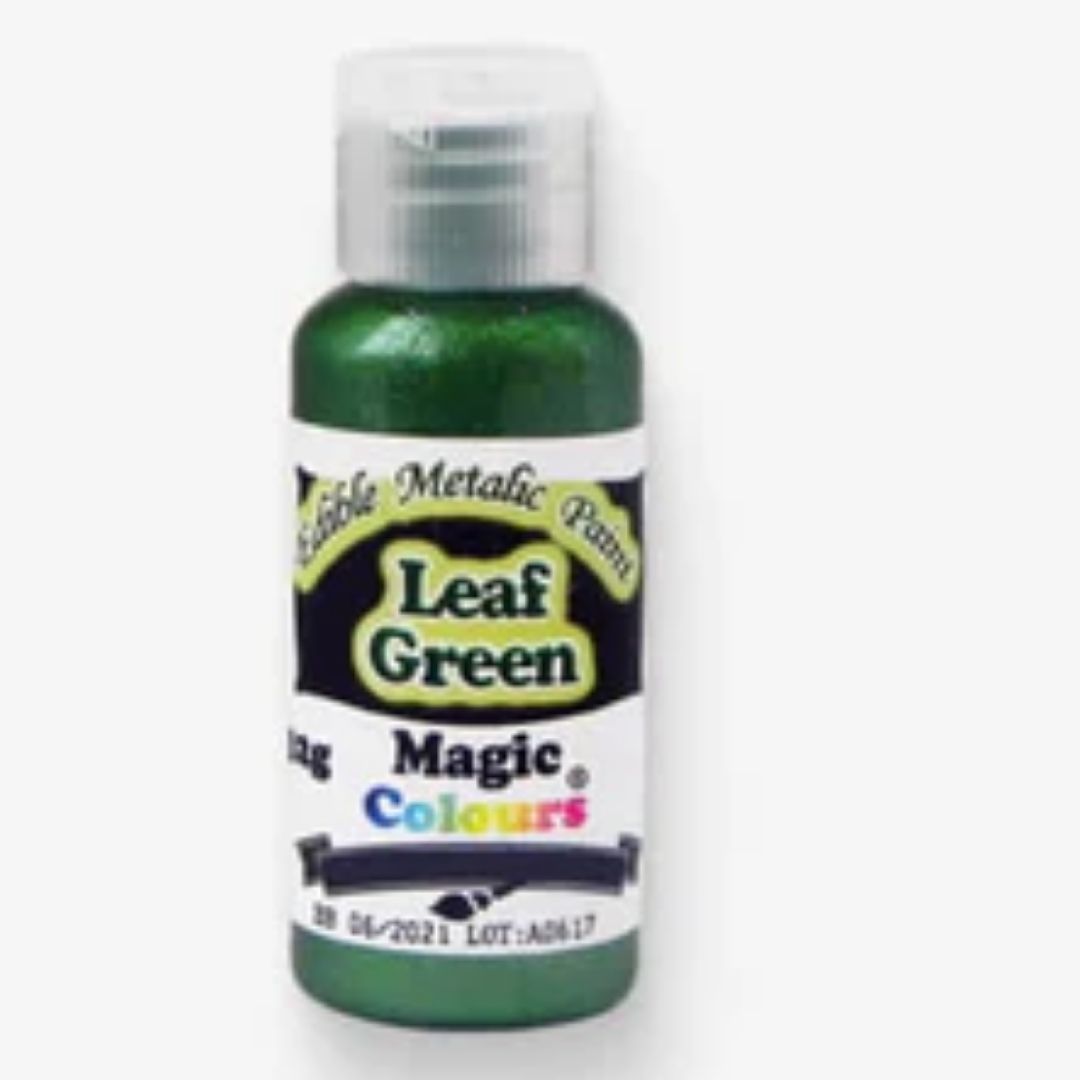 Leaf Green Edible Metallic Paints Magic Colours