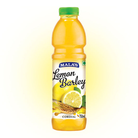 Lemon Barley Cordial 750 ml  Mala'S