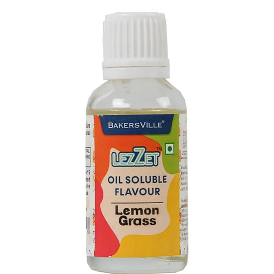 Lemon Grass  Lezzet Oil Soluble Flavour 30ml Bakersville