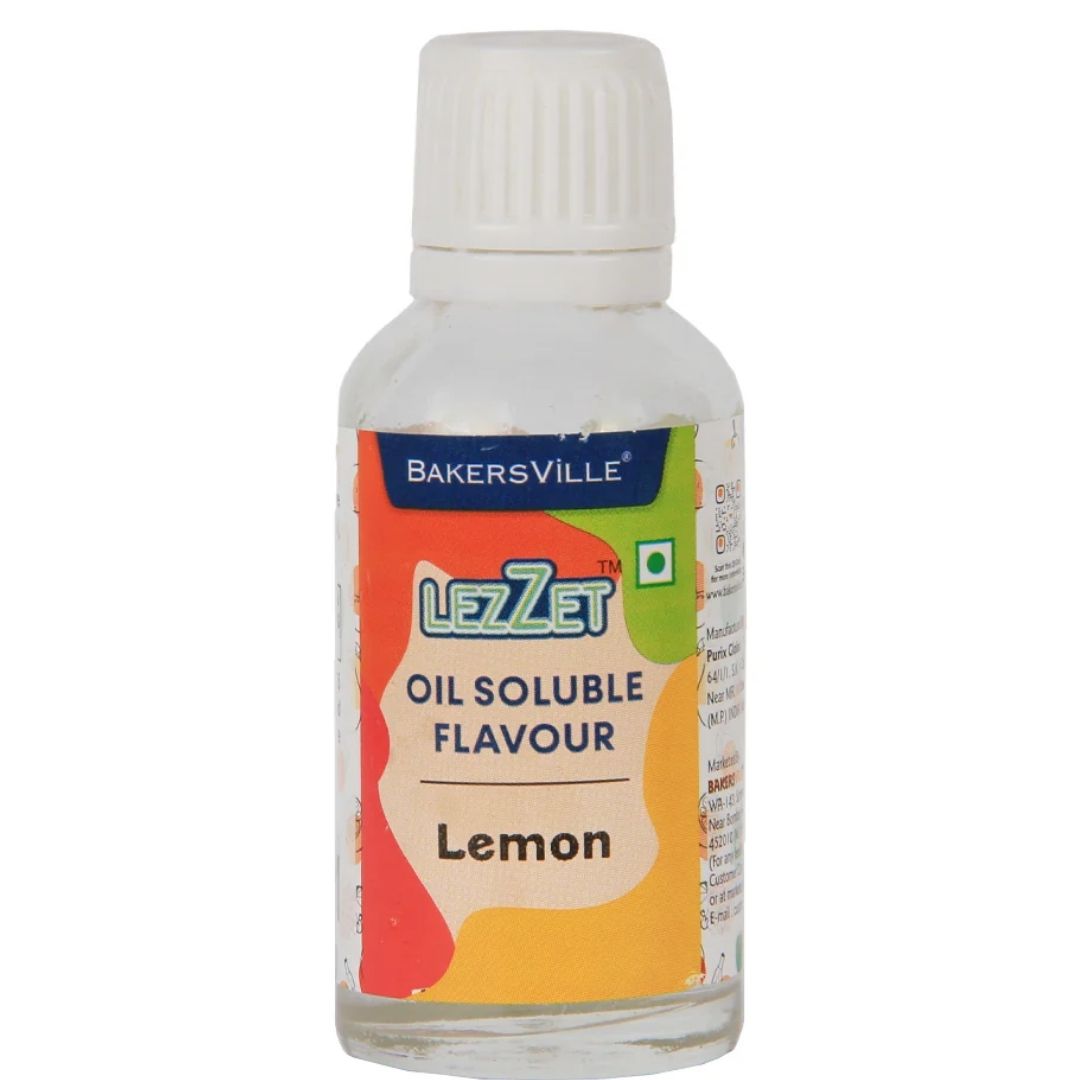 Lemon  Lezzet Oil Soluble Flavour 30ml Bakersville