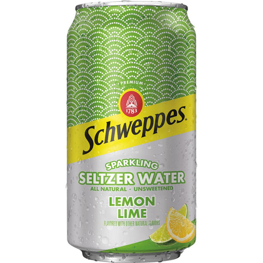 Lemon Lime Sparkling Water Beverage Schweppes