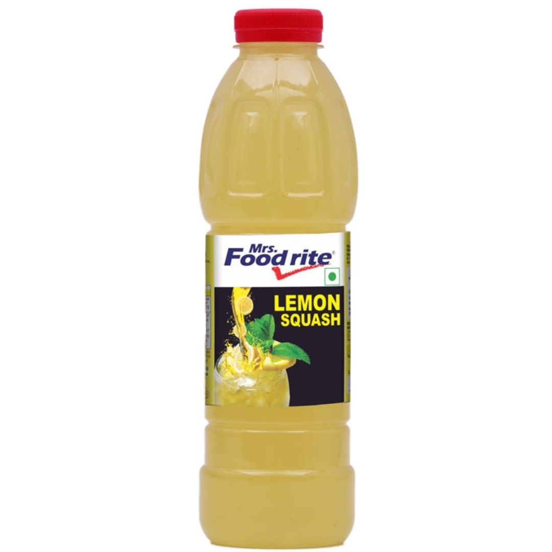 Lemon Squash 750 ml  Mrs Food rite