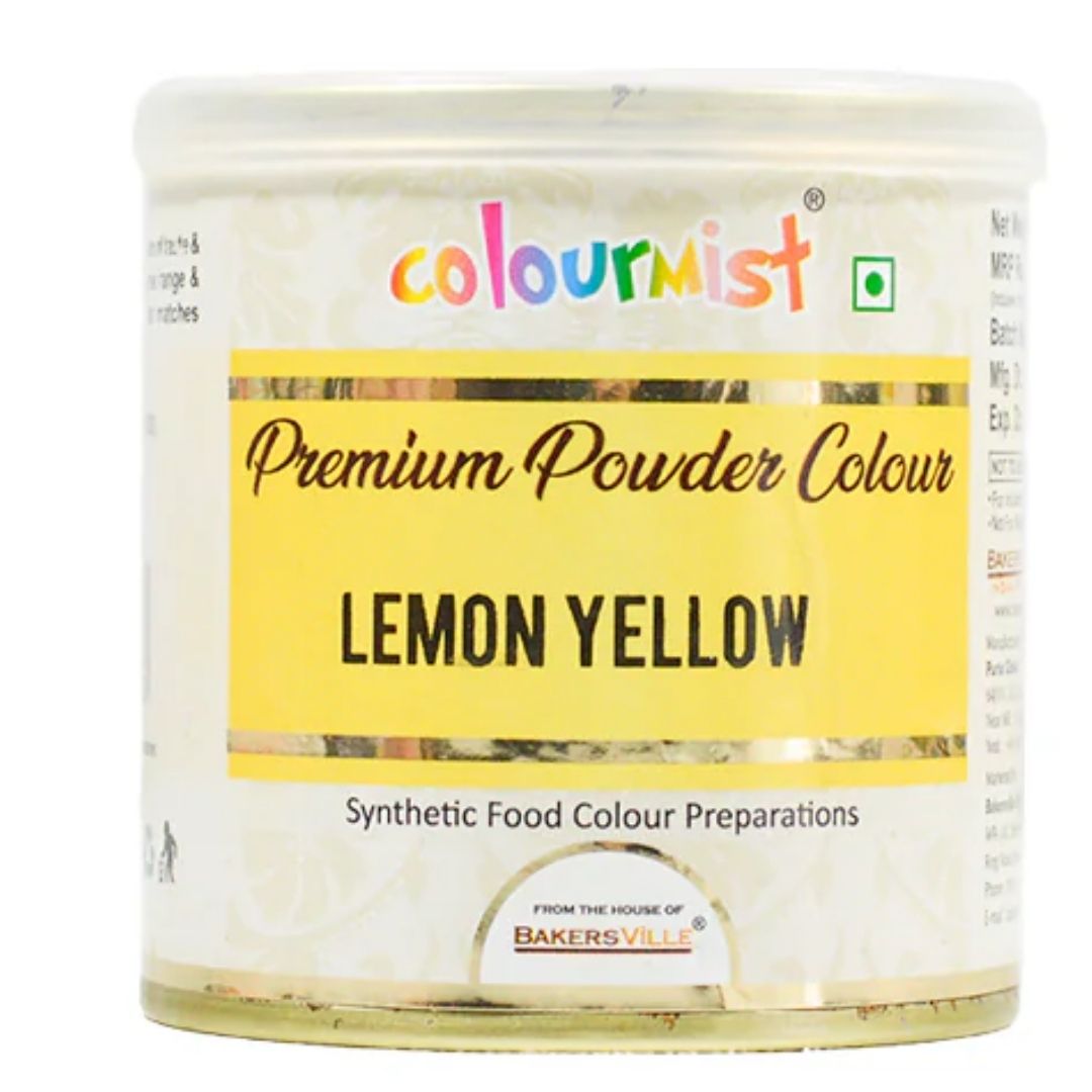 Lemon Yellow Premium Powder Colour 100g Colourmist