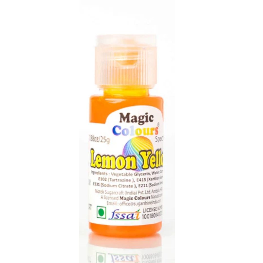 Lemon Yellow Spectral Mini Gel Colours Magic Colours