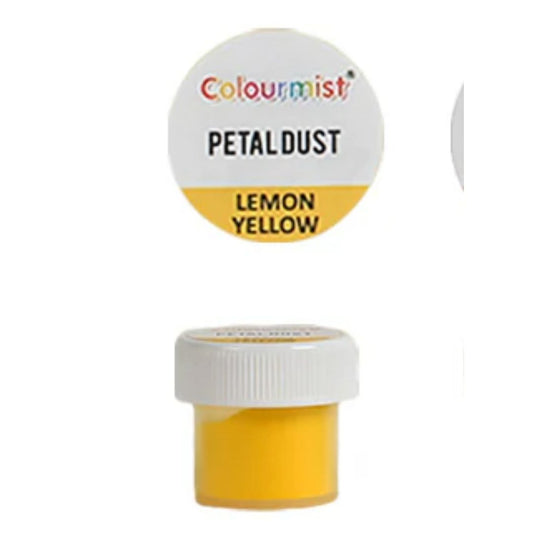 Lemon yellow Colourmist Petal Dust 5g Bakersville