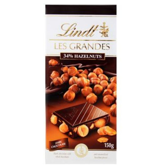 Les Grandes 34% Hazelnut Dark chocolate 100g Lindt