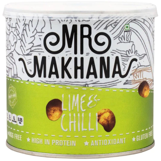 Lime Chilli Jar 50 gm  Mr. Makhana