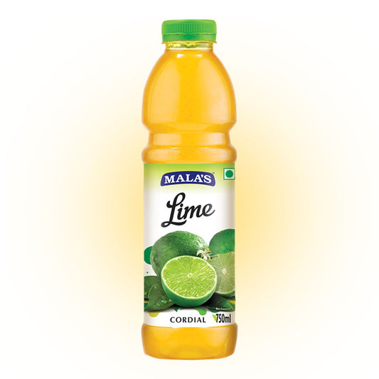 Lime Juice Cordial 750 ml  Mala'S