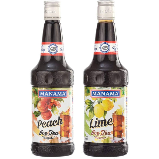 Lime & Peach Ice Tea Syrup 750 ml  Manama